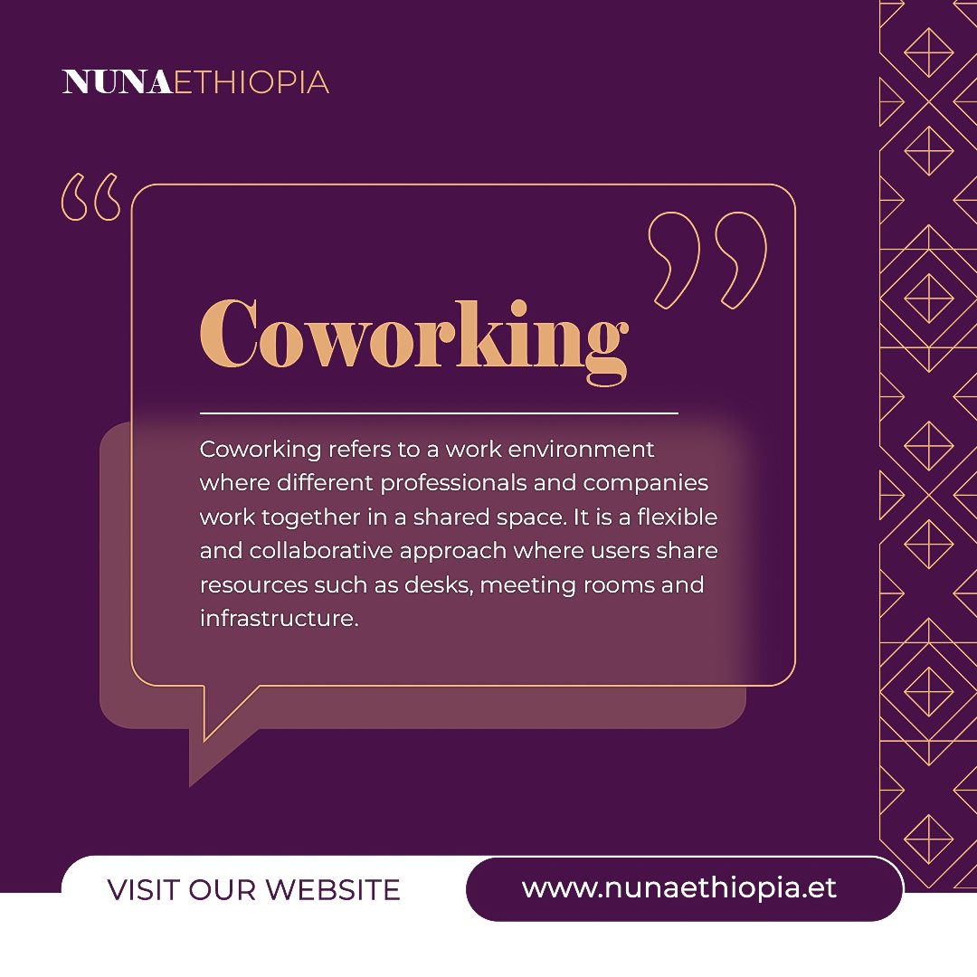 What do you understand about coworking space?

#Entrepreneurship #nomadlife #digitalnomad #MondayMotivation #ProductiveWorkspace #CozyVibes #NUNAWorkspace