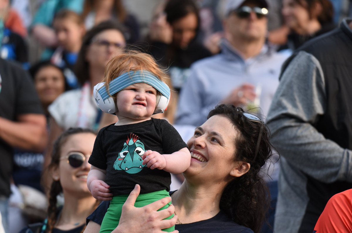 This lil fella probably got to see all 4 goals scored in the first half tonight, the 1 scored in the second half might have been after his bedtime 

#WeAreAurora