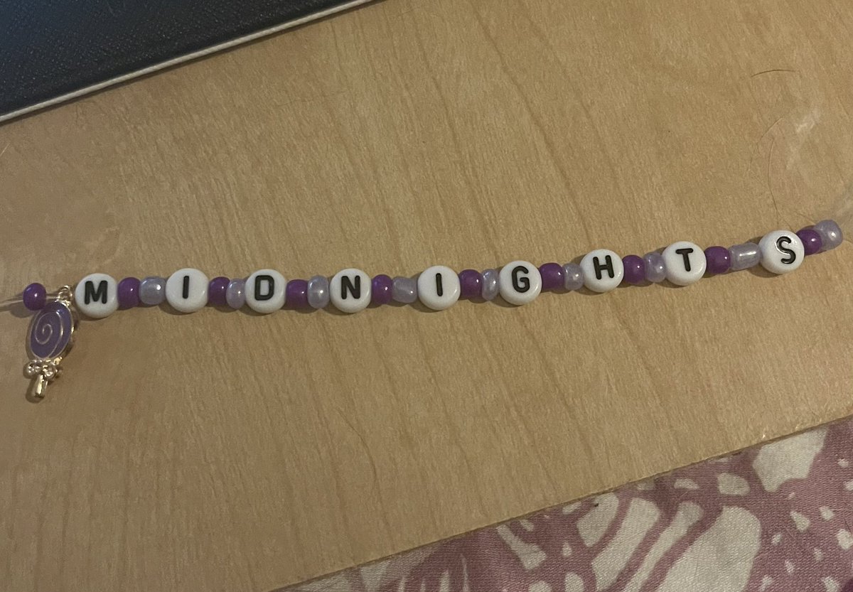 Working on bracelets for the #ErasTour in Los Angeles.