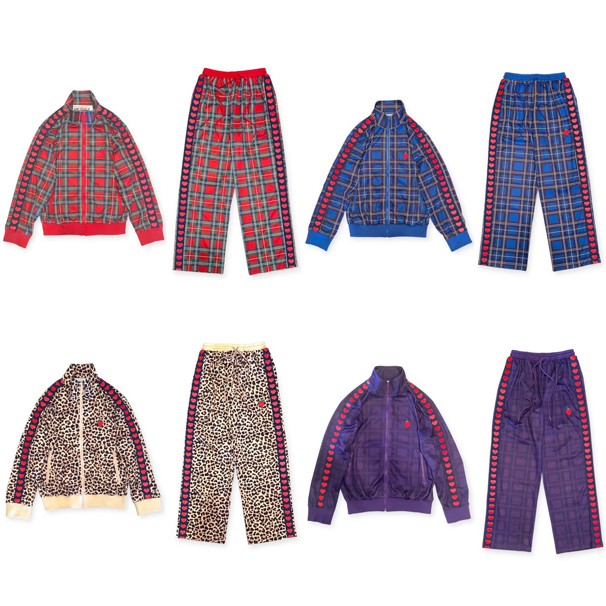 HEIHEIセット トラックジャケット＋トラックパンツ HEIHEI トラックジャケット・パンツ セットアップ