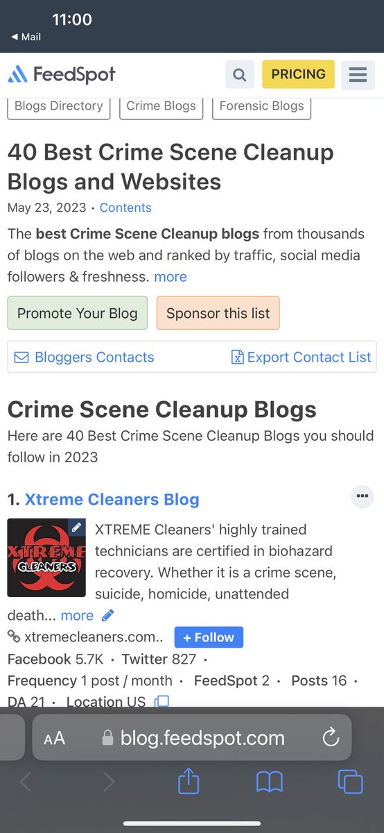 XtremeCleaners's tweet photo. Share our #1 rated Crime Scene Cleanup Blog. 

https://t.co/0x1R3KJqVs https://t.co/coiQmGjck4