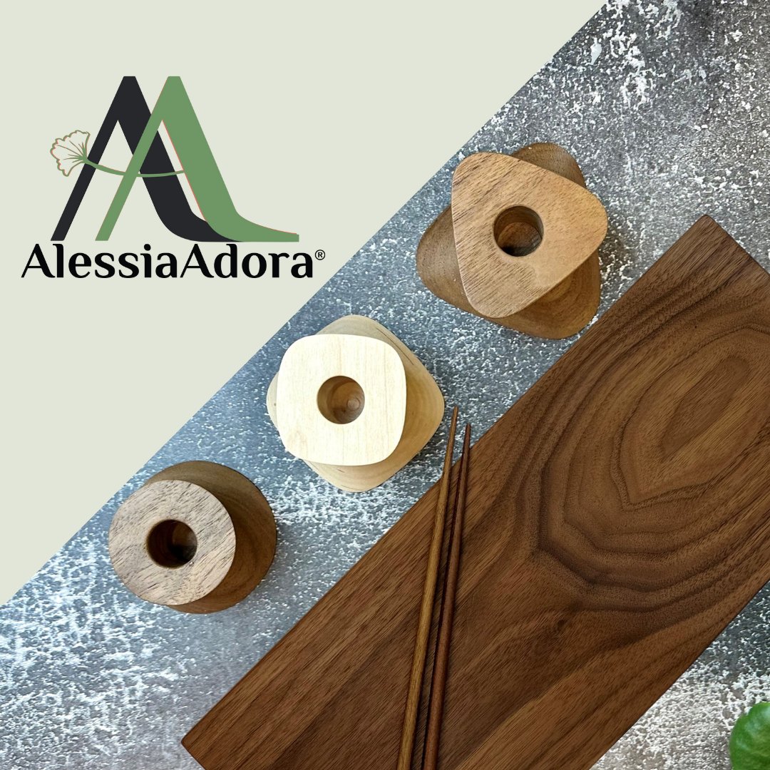 Embrace the shift towards #ecoconscious living with our collection of thoughtfully designed, environmentally friendly #homeware products made of North American walnut and maple #wood. 
Check out our website at alessiaadora.com.