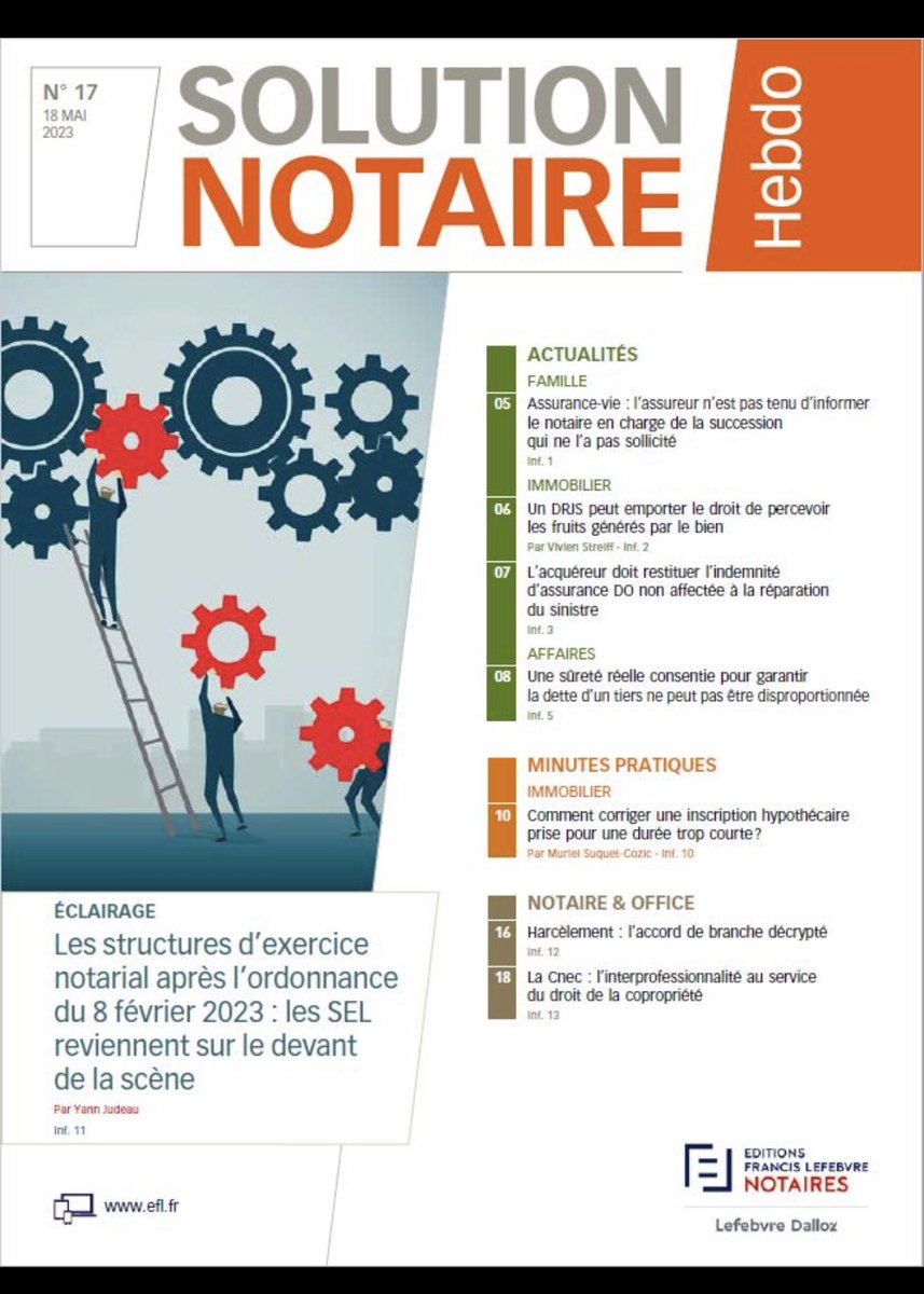 Un #DRJS peut emporter le droit de percevoir les fruits générés par le bien, par <a href="/StreiffV/">Vivien Streiff</a> à lire dans le dernier numéro de <a href="/SolNotHebdo/">Solution Notaire Hebdo</a> 
#propriete #immobilier