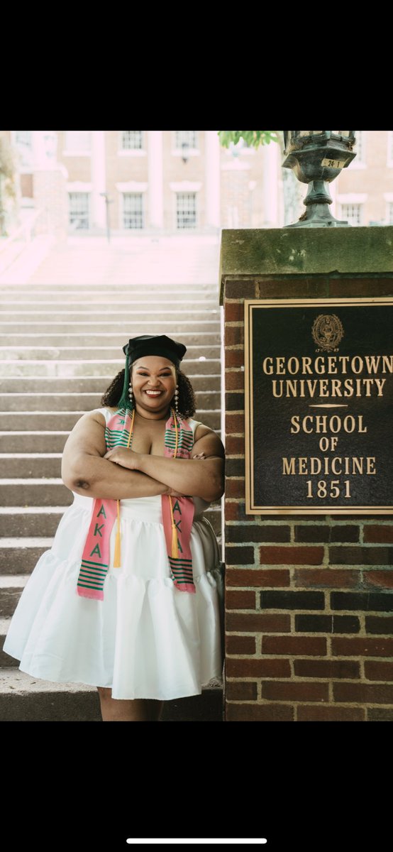 Mrjenkins_MD's tweet photo. Mia R. Jenkins, MD, MS

Never in my wildest dreams would I have believed I would be a graduate from Georgetown Med who matched into dermatology. I believed all the “no’s” for so long it was hard to believe the “yes.” Free fall faith isn’t easy, but it’s absolutely worth it. ✨ https://t.co/cHJXxD9ju3