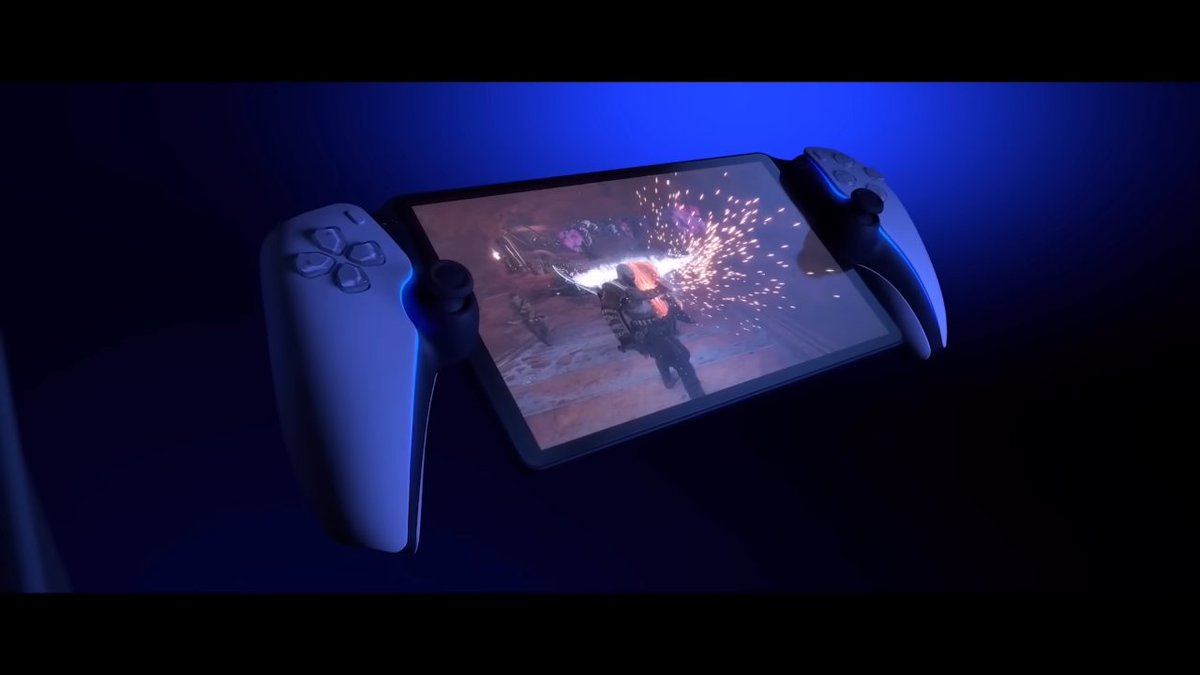EAA_tw's tweet image. PS5をリモートプレイできる新デバイス「Project Q（仮）」発表、初のPS公式ワイヤレスイヤホンも

✔ 2023年末発売予定
✔ DualSense全機能内包
✔ 8インチHDディスプレイ付属
✔1080p/60fps
✔ 必須5Mbps/推奨15Mbps以上
✔ イヤホンデザイン最高

fpsjp.net/archives/451566

#ProjectQ #PlayStation