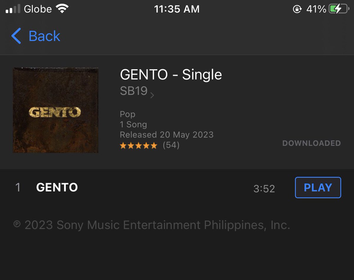 If you have the means, pls buy #GENTO on iTunes. It's only 45PHP.  Let's try to give @SB19Official the BB Global200 chart milestone. 

Mass stream on Spotify & YT as well. All streams are very important. We only have until 12NN tom to make this work. 
#SB19 #SB19GENTO 
#NewMusic