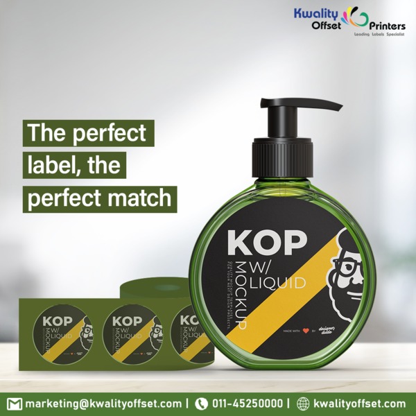 When the Perfect Label Finds Its Perfect Match. 
.
.
.
For more details visit our website @ kwalityoffset.com or call @ 011 4525 0000
.
.
.
#kwalityoffsetprinters #customlabels #printedlabels #doublesidedprintedlabels #labelprinting #customlabels #packaginglabel