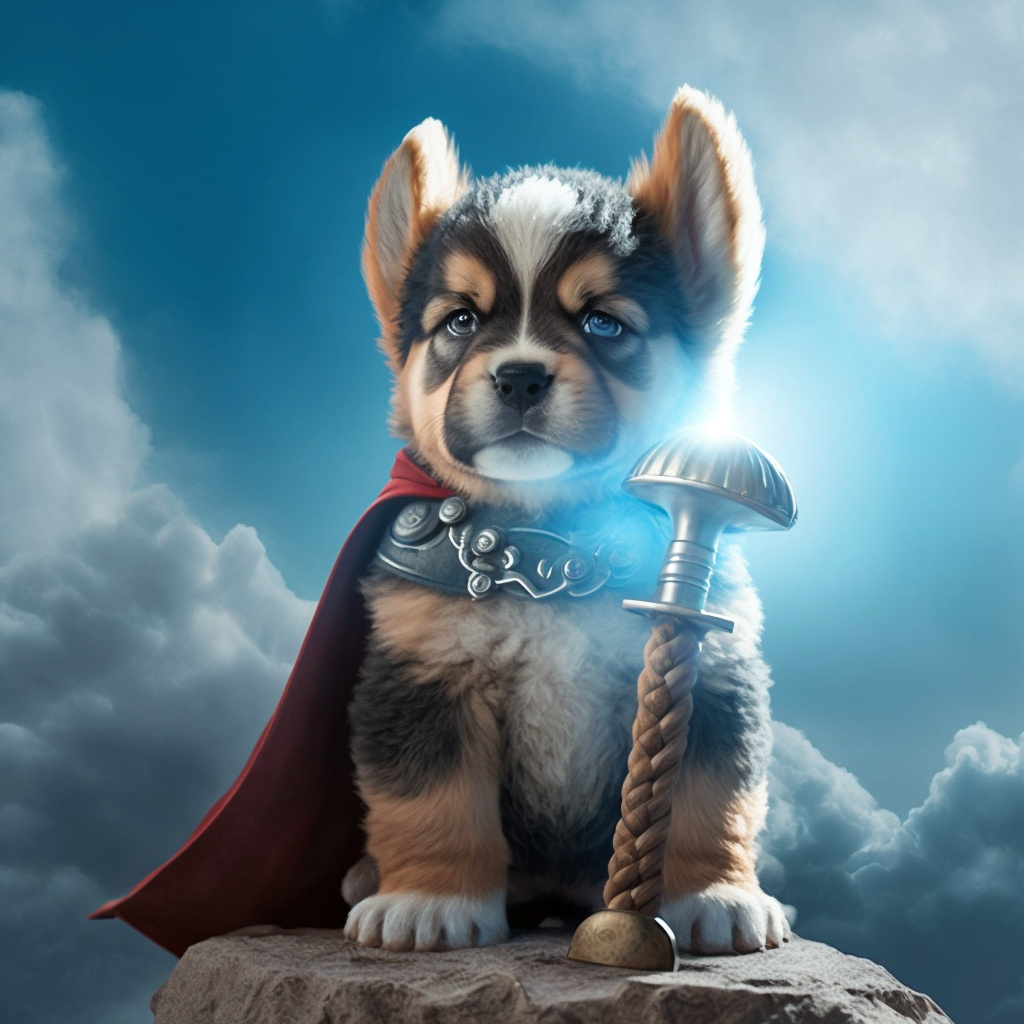 Welcome to the world Pup Of Thunder 🔨⛈️
<a href="/ThetaRarity/">Theta Rarity</a> <a href="/PupLifeCo/">PupLife</a> 
#PupLife