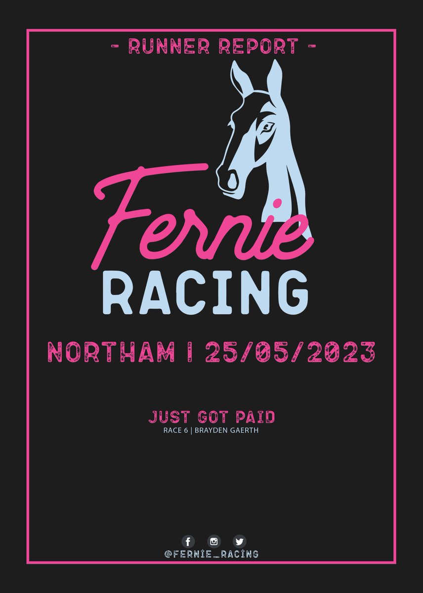 Fernie_Racing's tweet image. Only the one starter for the team at #Northam today - pay day? 

#FernieRacing