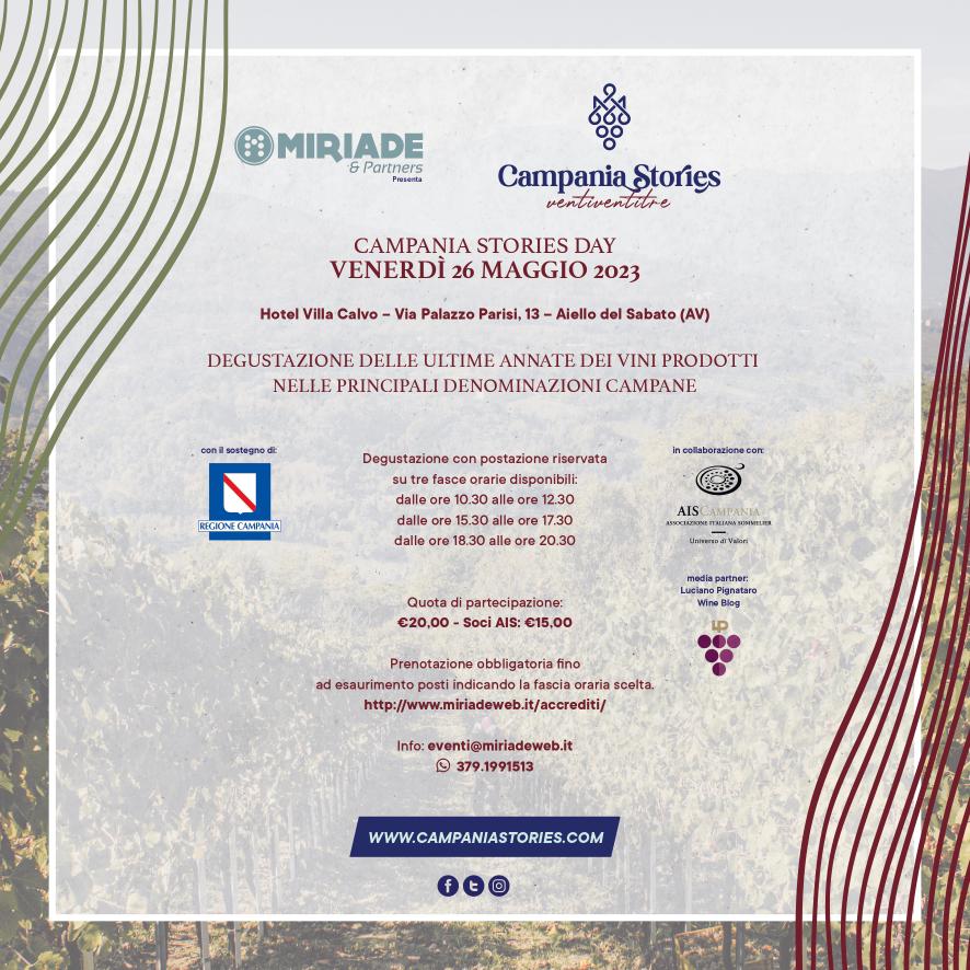 SommelierAV's tweet photo. Il tuo giorno a #ampaniastories
DOMANI 26 maggio prenota la degustazione con postazione riservata, scegli la fascia oraria
Presso Hotel Villa Calvo ad Aiello del Sabato (AV) https://t.co/t3JtJniwwU
