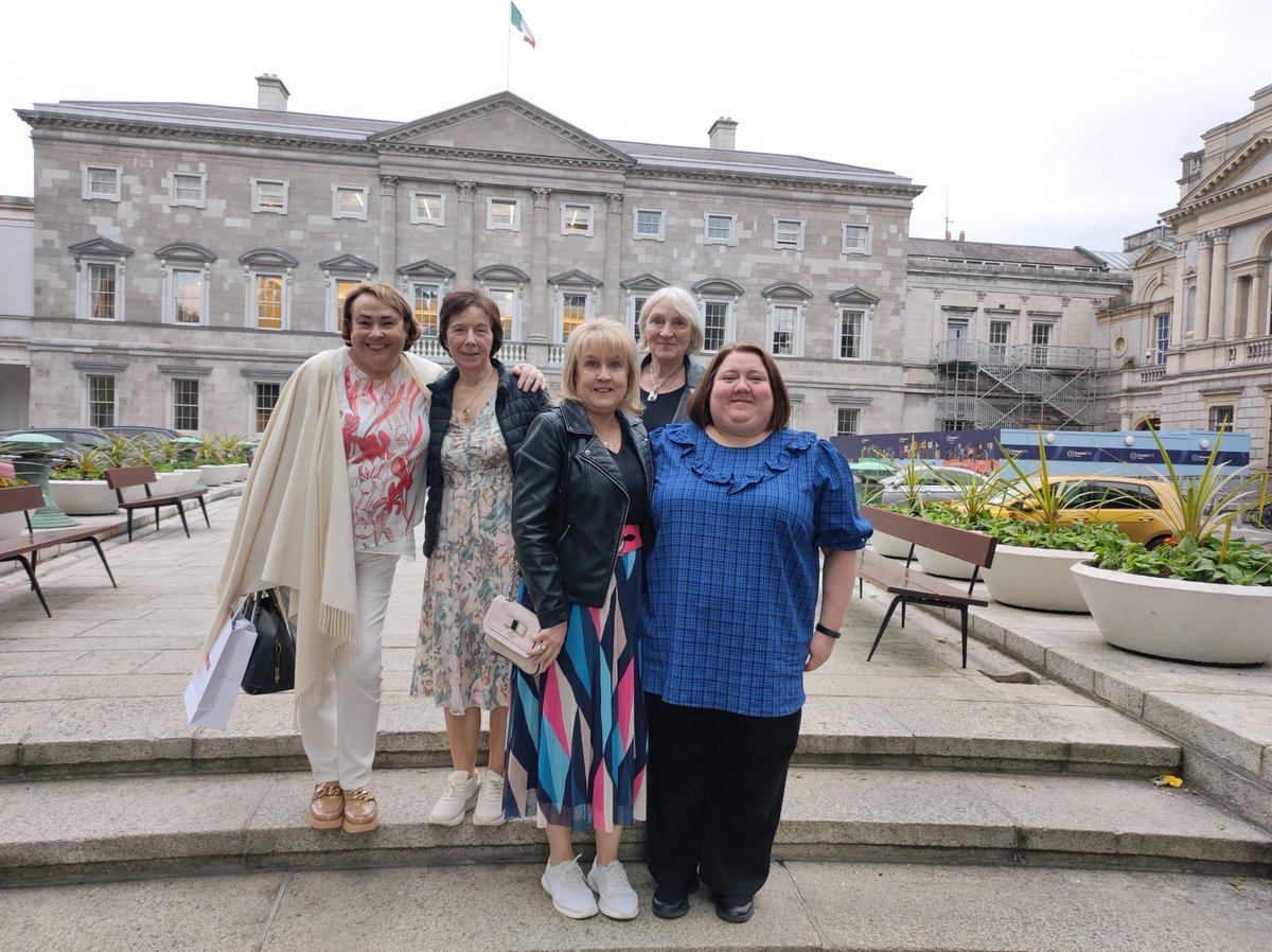 Here come the girls . . . Thanks to Deputy Jim O'Callaghan for providing us a room in Leinster House for the inaugural meeting of the Macken/Markievicz Cumann. Over 10 years since there has been a Cumann in the SEIC.