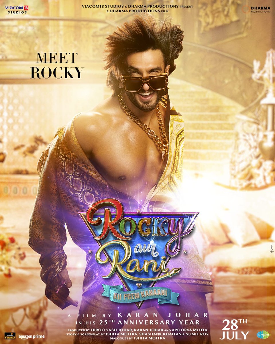 This heartthrob is HERE to set your heart on fire – Meet ROCKY!
#RockyAurRaniKiiPremKahaani, a film by Karan Johar in his 25th anniversary year.
In cinemas 28th July, 2023.
#RRKPK @aapkadharam #JayaBachchan @azmishabana18 @ranveersingh @aliaabhatt
@karanjohar @apoorva1972