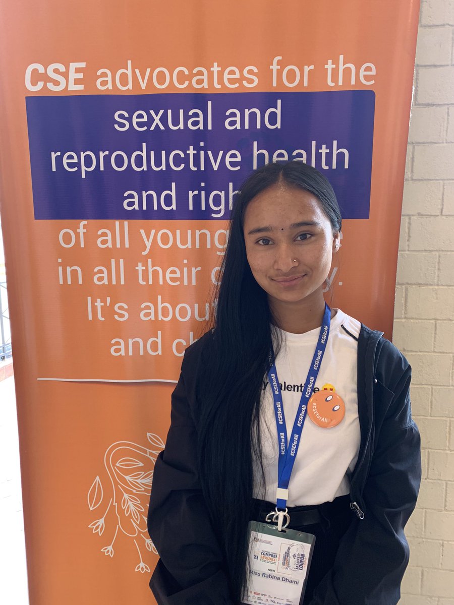 UNFPANepal's tweet photo. “I am from far-western Nepal where talking about sex and sexuality is a huge taboo so I am glad to learn that adults are serious about teaching young adolescents like me about sexual and reproductive rights,” says Rabina Dhami from Bajhang. 
#CSEforAll https://t.co/45f0tzlinN