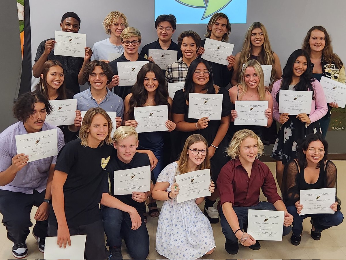 Awesome end to the 2023 Citrus Valley Highschool season. Celebrating each other and all of the accomplishment!! CIF swimmers, All CBL, Scholar Atheletes, Award Winners and of course all of Varsity Letter Winners!! #goblackhawks