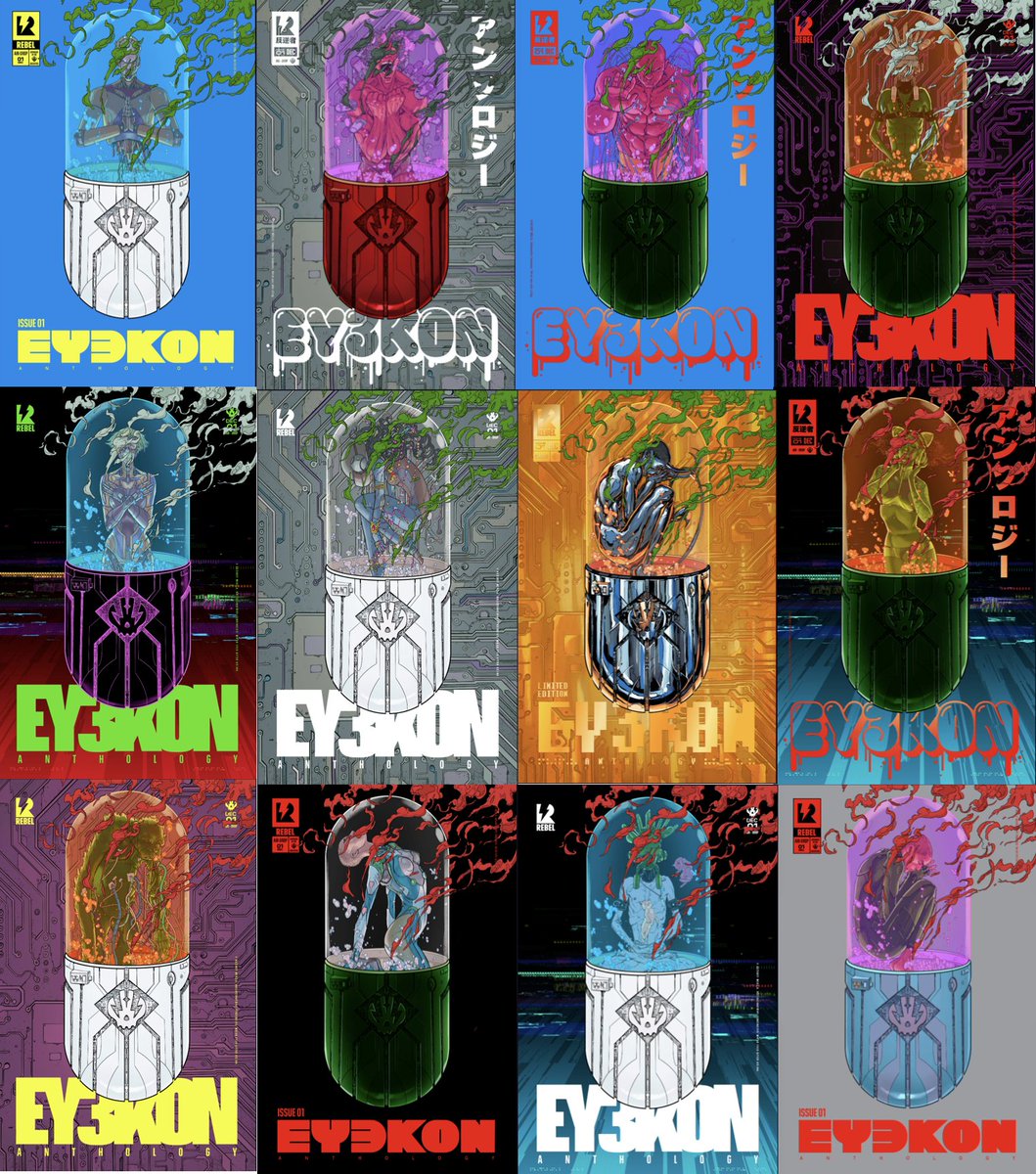 Finally some free time to get in touch with my inner <a href="/EY3K0N/">EY3K0N</a>. Comic #8 is out and another fun way to solve a riddle! Not to mention how much I love the details in these evolving pills! #NFT #NFTcomic