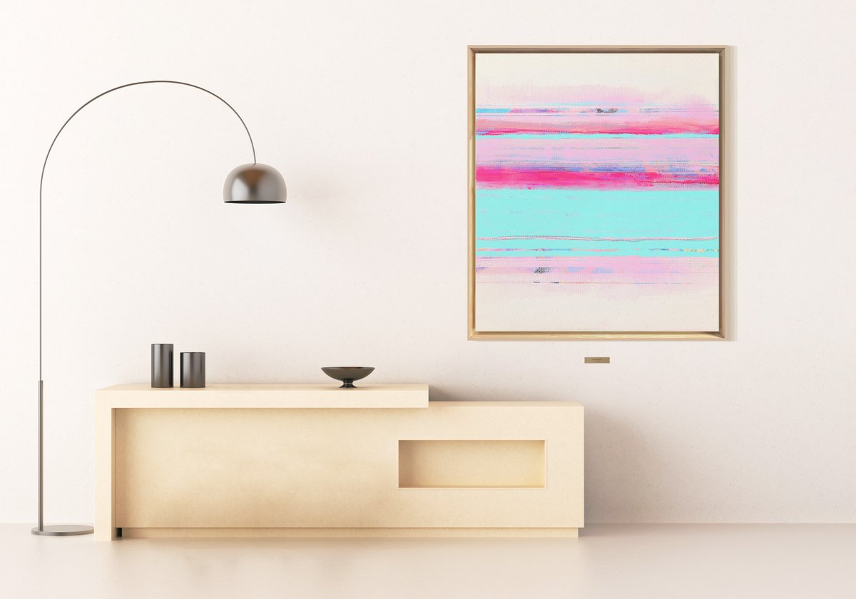 𝐇𝐨𝐫𝐢𝐧𝐚𝐨𝐤𝐨-𝐛𝐫𝐞𝐚𝐭𝐡 #𝟏𝟎𝟏 
This is a case of a real painting by artist #Horinaoko being sold as an #NFT

It is a #artwork with a dreamy rhythm and a feast of colors. 

#WEART #NFTsales #opensea #painting #abstractart