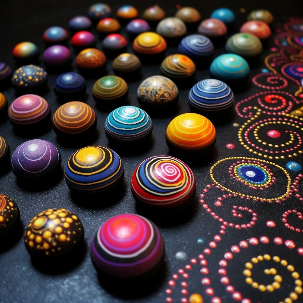 Marbles + Rangoli