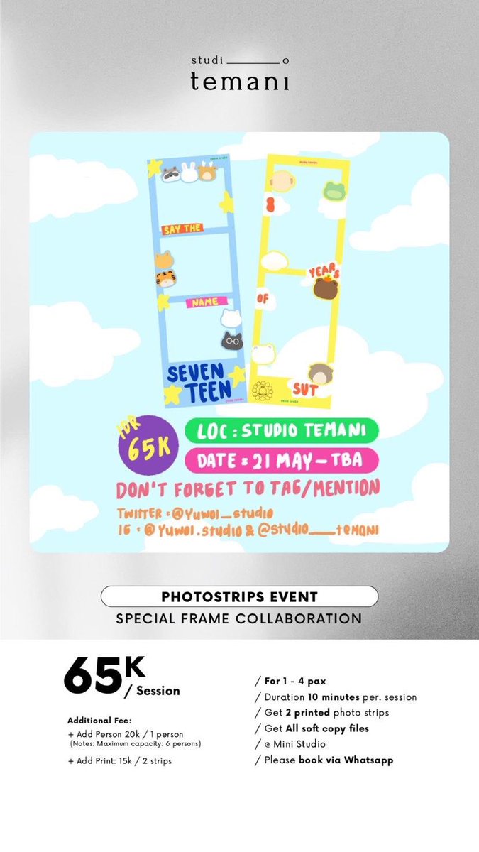 StudioTemani's tweet photo. Our ongoing Photo Frame Event!!
Do you spot your loved ones? ☺️ 
Book your session now!
⬇️⬇️⬇️
https://t.co/XTvMOP1zV5

(3/3) https://t.co/YNDNiLyWSx
