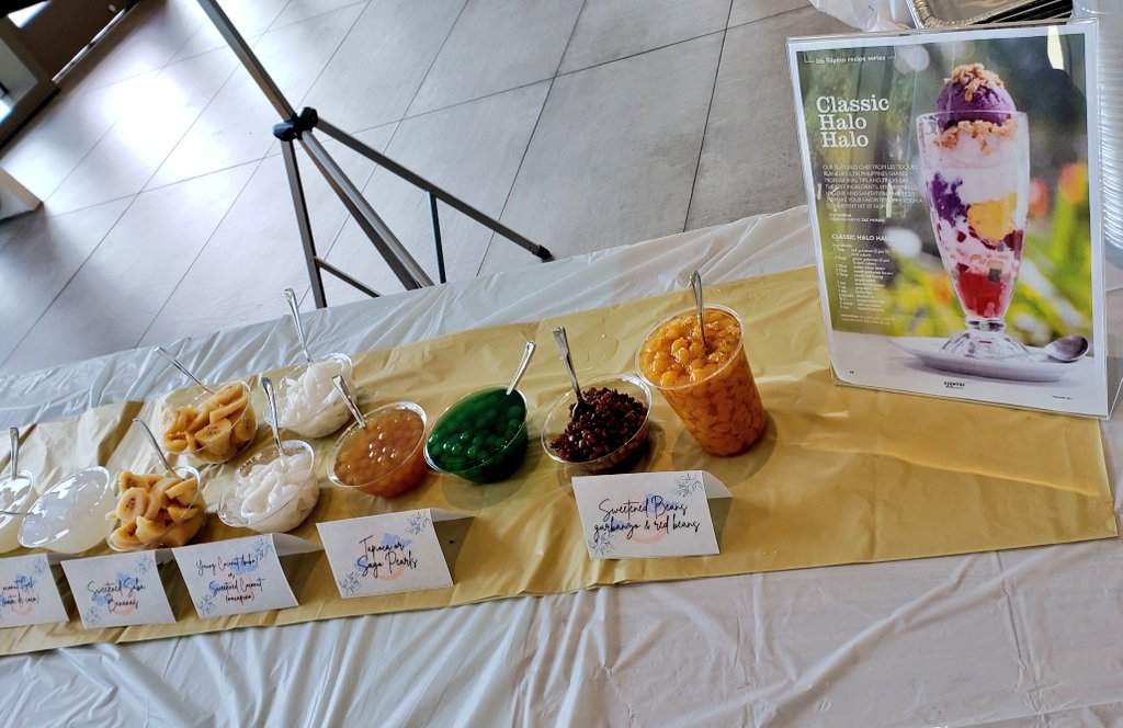Why @stanfordanes? A halo-halo bar 🇵🇭 at the Department's #AAPIHeritageMonth event! I feel seen 😁

#AAPIHM #AAPIMonth