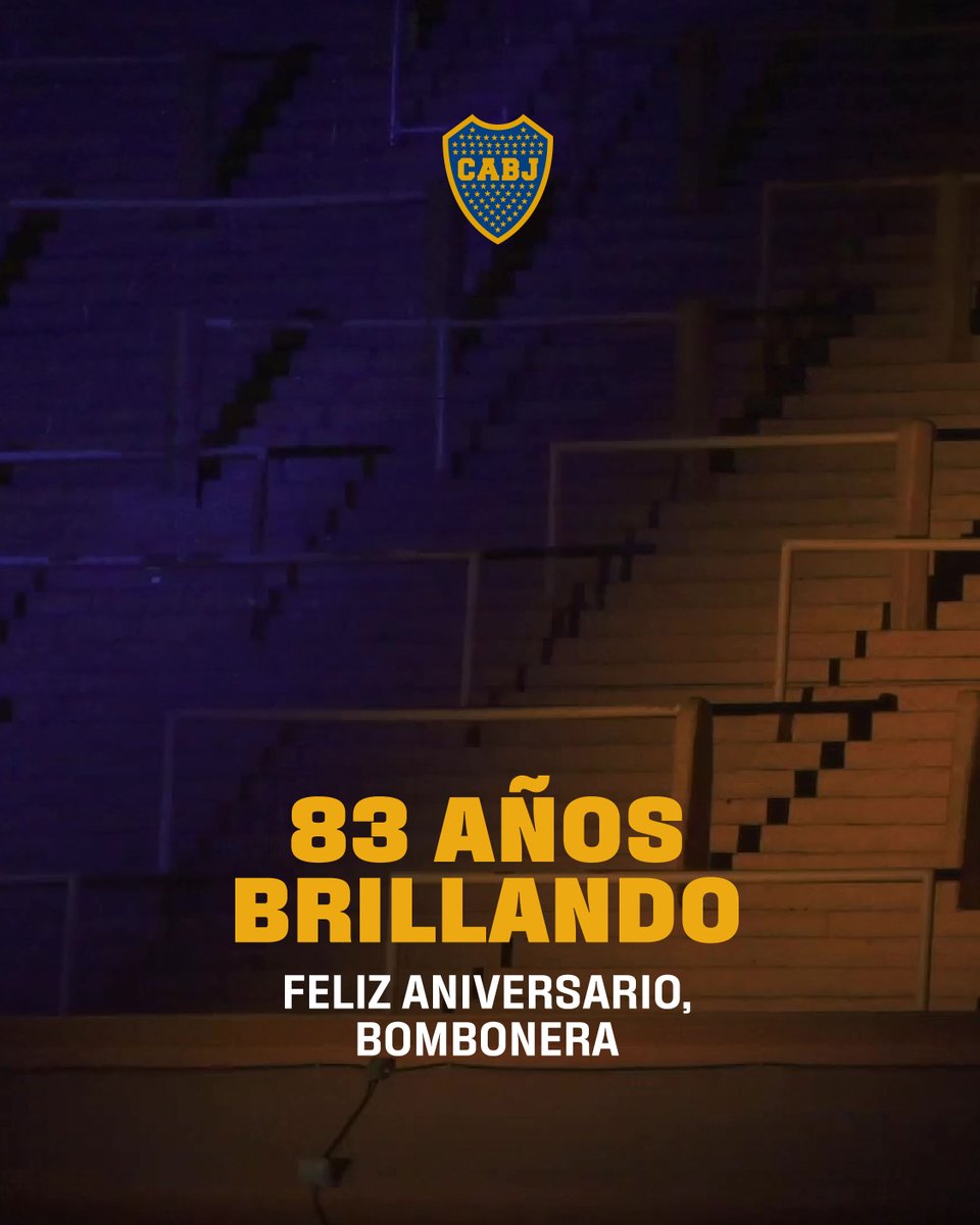 83 años brillando 🏟️🔜

💙💛💙