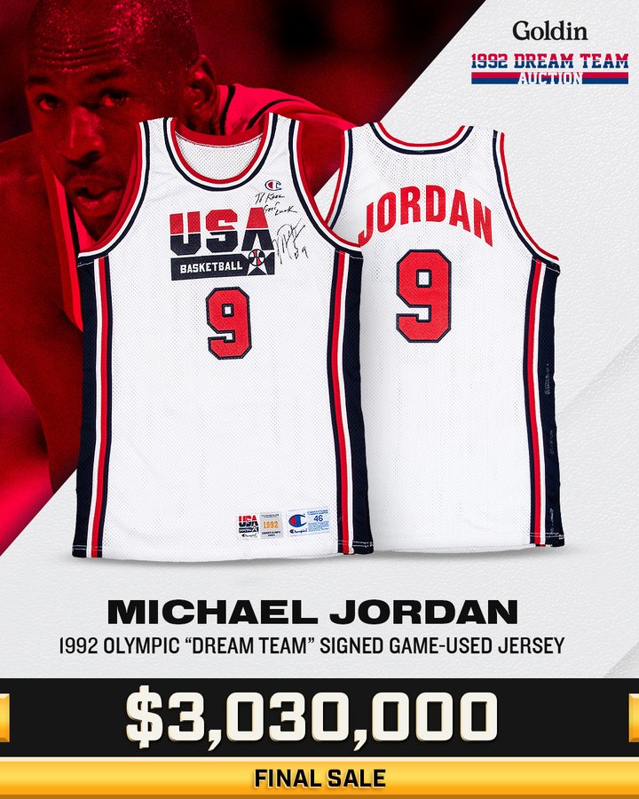 Karl Malone makes $5 million off Michael Jordan jersey, Dream Team gear