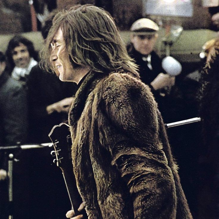 #JohnLennon at the Apple rooftop concert, 30th January 1969
#TheBeatles 
#TheBeatlesGetBack