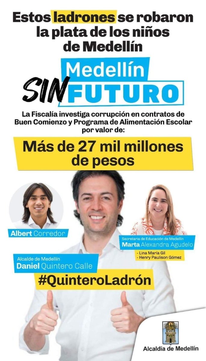 OkaLux2008's tweet photo. 👁️ #Medellin no más basura,limpiaremos la ciudad. ✅olverá a ser la tacita de plata no la de las ratas👇🏿
Medellin te ✅amos a recuperar✍🏾 #FicoEs💚 https://t.co/EALKHX0WpE