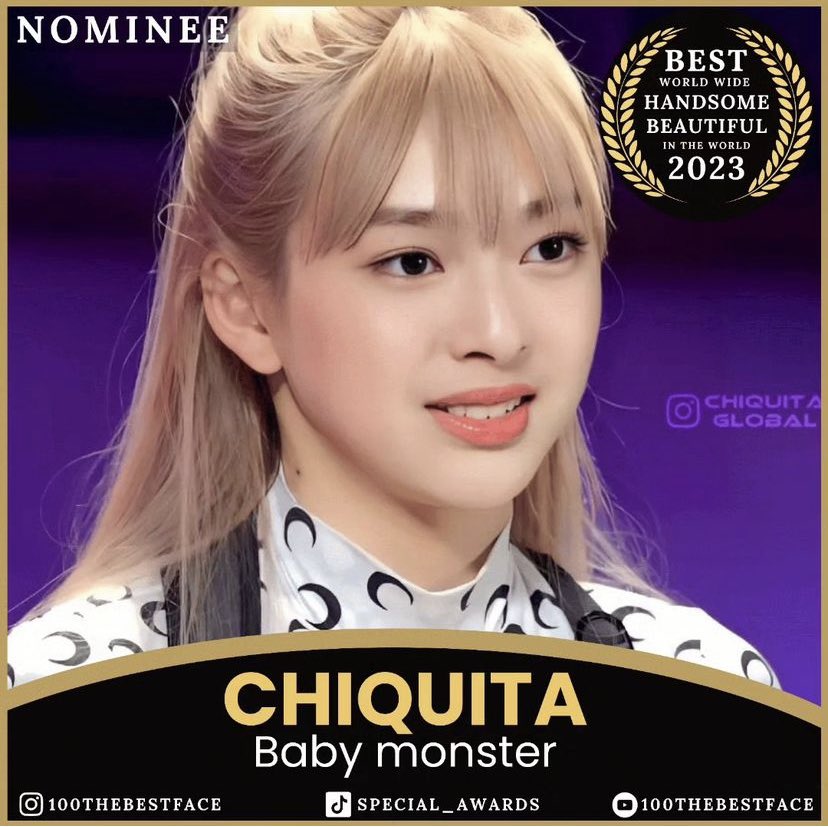 dearmaming's tweet photo. ชิกิต้า ( #CHIQUITA ) ถูกเสนอชื่อเข้าชิง #bestworldwidehandsomebeautiful2023 จาก #100thebestface ด้วย อมกตามพี่แพรไปเลย #BABYMONSTER ปังมาก โหวตให้เด็กๆเช้าเย็น

🎖️สัดส่วนคะแนน (เก็บให้ครบได้เลยน้า)
- ไลค์ 3 คะแนน
- คอมเมนต์และแท็กเพื่อน 1 คะแนน
- แชร์ลงในสตอรี่ 5 คะแนน (แนะนำแชร์เป็นสาธารณะ)

🔗 https://t.co/6umr6OcuSb