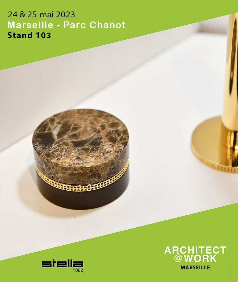 🙌 #macarons &amp; #charm deux innovations Made in Rubinetterie Stella Spa au salon     
Architect at Work #marseille #day1
-
-
-
-
#robinetterie #architecture #architecturelovers #architectedinterieur #architecturedesign #rencontreprofessionnelle #atwork #atw #ATWFR