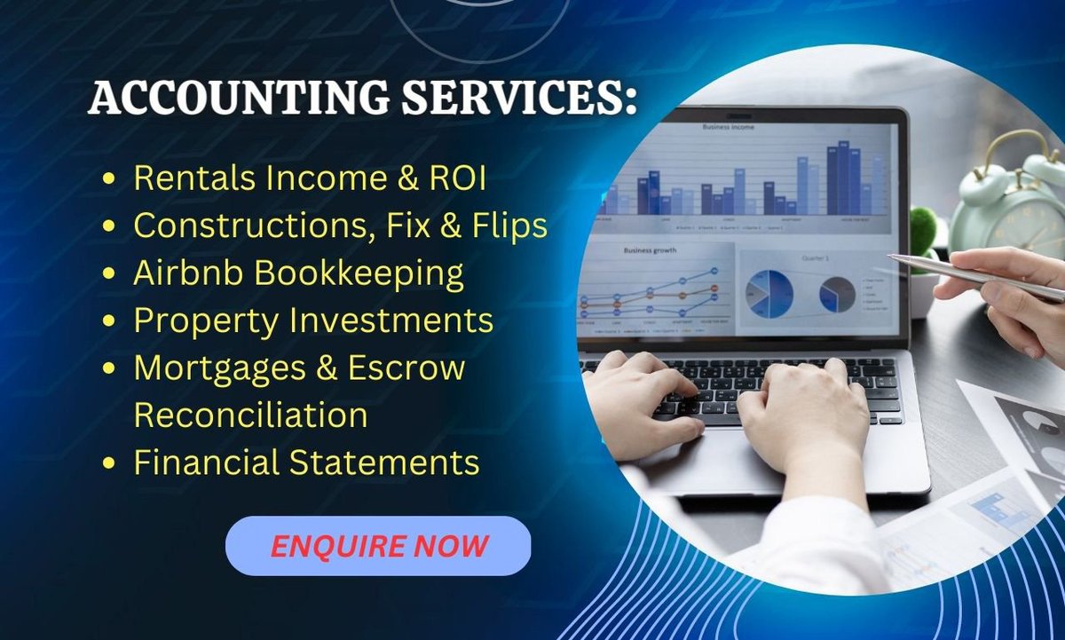 ObaidullahAsm's tweet photo. Real Estate & Property Management Accounting & Bookkeeping Services
https://t.co/Zg1oInKYfB
#realestate #propertymanagement #property #bookkeepingservices #accountingservices #construction #cis #rentalproperty #airbnb #fixnflip #cabin #quickbooks #xero #wave #obaidullahcga https://t.co/Bo9PsRF8Ew