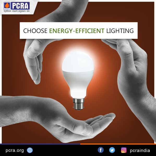 Petroleum Conservation Research Association (@pcraindia) on Twitter photo Choosing energy-efficient lighting such as replacing traditional lamps with LED ones reduces electricity consumption and helps save energy.
<a href="/pcraindia/">Petroleum Conservation Research Association</a>
<a href="/PetroleumMin/">Ministry of Petroleum and Natural Gas #MoPNG</a>
<a href="/HardeepSPuri/">Hardeep Singh Puri</a>
<a href="/Rameswar_Teli/">Rameswar Teli</a> Choosing energy-efficient lighting such as replacing traditional lamps with LED ones reduces electricity consumption and helps save energy.
<a href="/pcraindia/">Petroleum Conservation Research Association</a>
<a href="/PetroleumMin/">Ministry of Petroleum and Natural Gas #MoPNG</a>
<a href="/HardeepSPuri/">Hardeep Singh Puri</a>
<a href="/Rameswar_Teli/">Rameswar Teli</a>