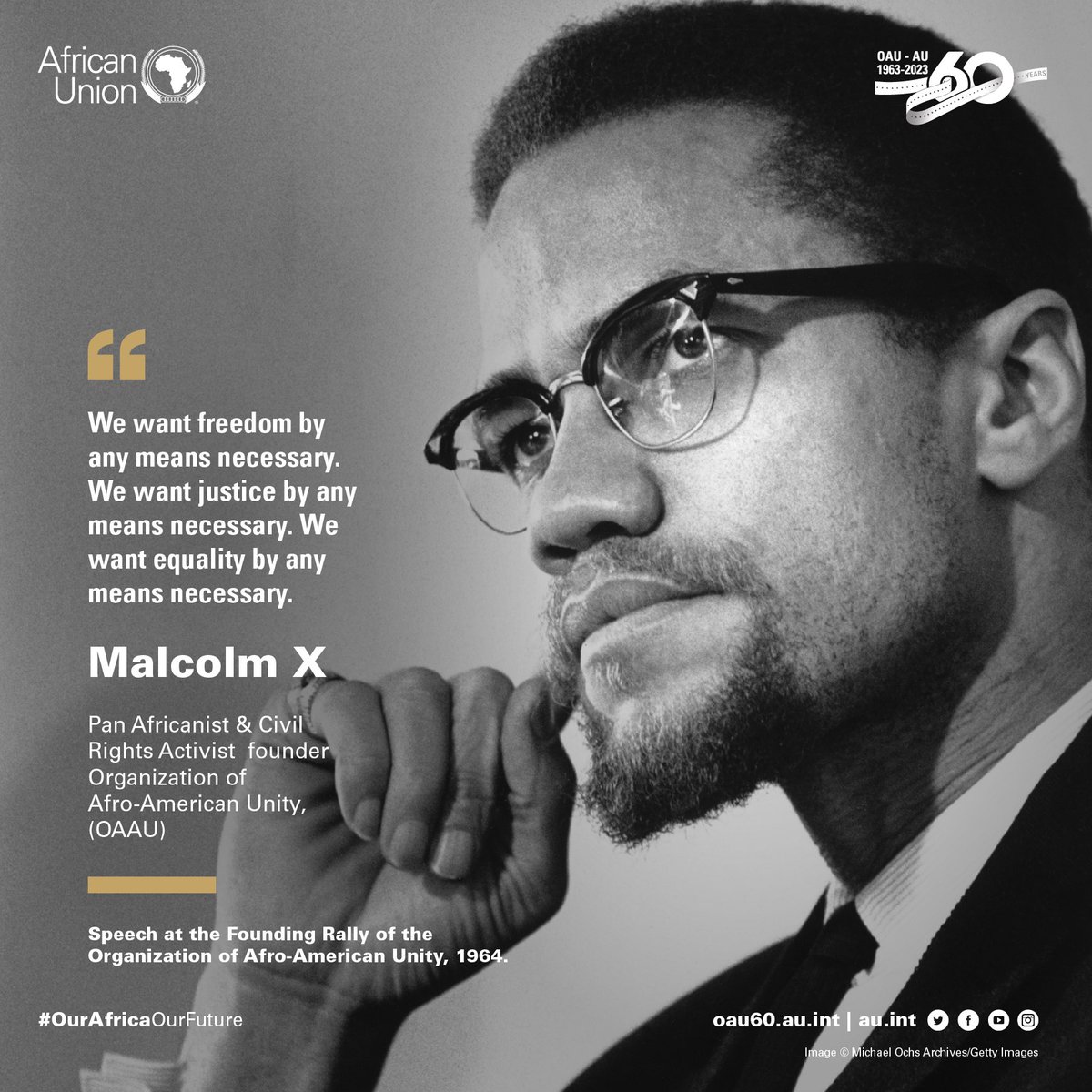 Did you know ⁉️
The #AmericanCivilRights leader #MalcomX visited Africa in support of #Anticolonialism & #CivilRights of people of #AfricanDescent & attended OAU Summit 1964 in #Egypt. …
” #PanAfricanism #OurAfricaOurFuture #Africaday