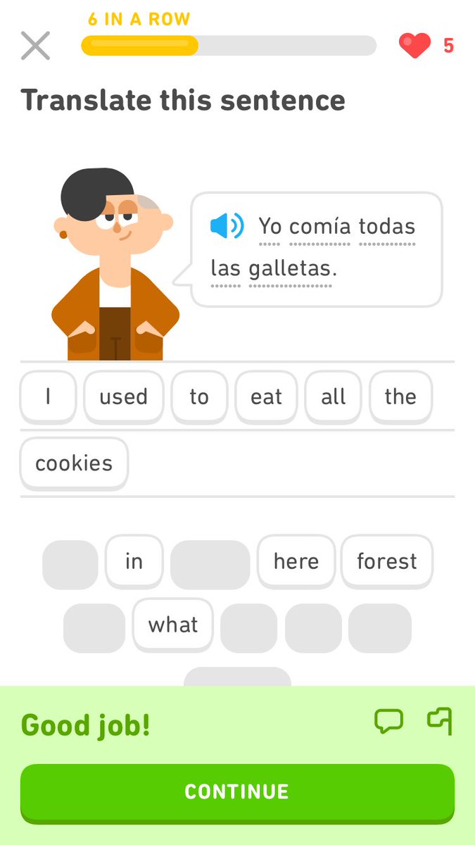 marywells_xo's tweet image. I still do 🍪😂 #duolingo #spanishlearner #langtwt
