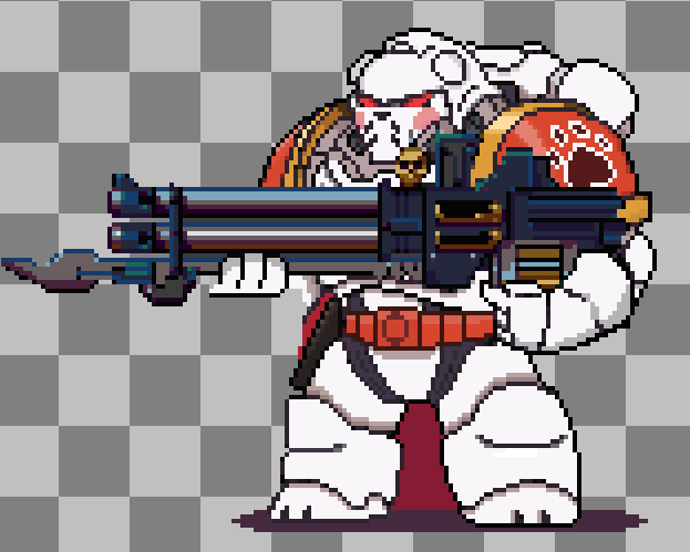 SilverVax's tweet photo. Thanks to @ElTefo23,at last the legion of the puppy is starting to be created,u art is amazing
@3HuntLe0
@LordNekito
@Tammy_BB_Vtuber
@ONarrativus
Kill for the living, kill for the tacita, @3HuntLe0! HuntLe0! HuntLe0!
#pollompiroGame
#pixelart #Warhamear #wh40k #Sprite #IndieDevs https://t.co/hdcx4D7uod