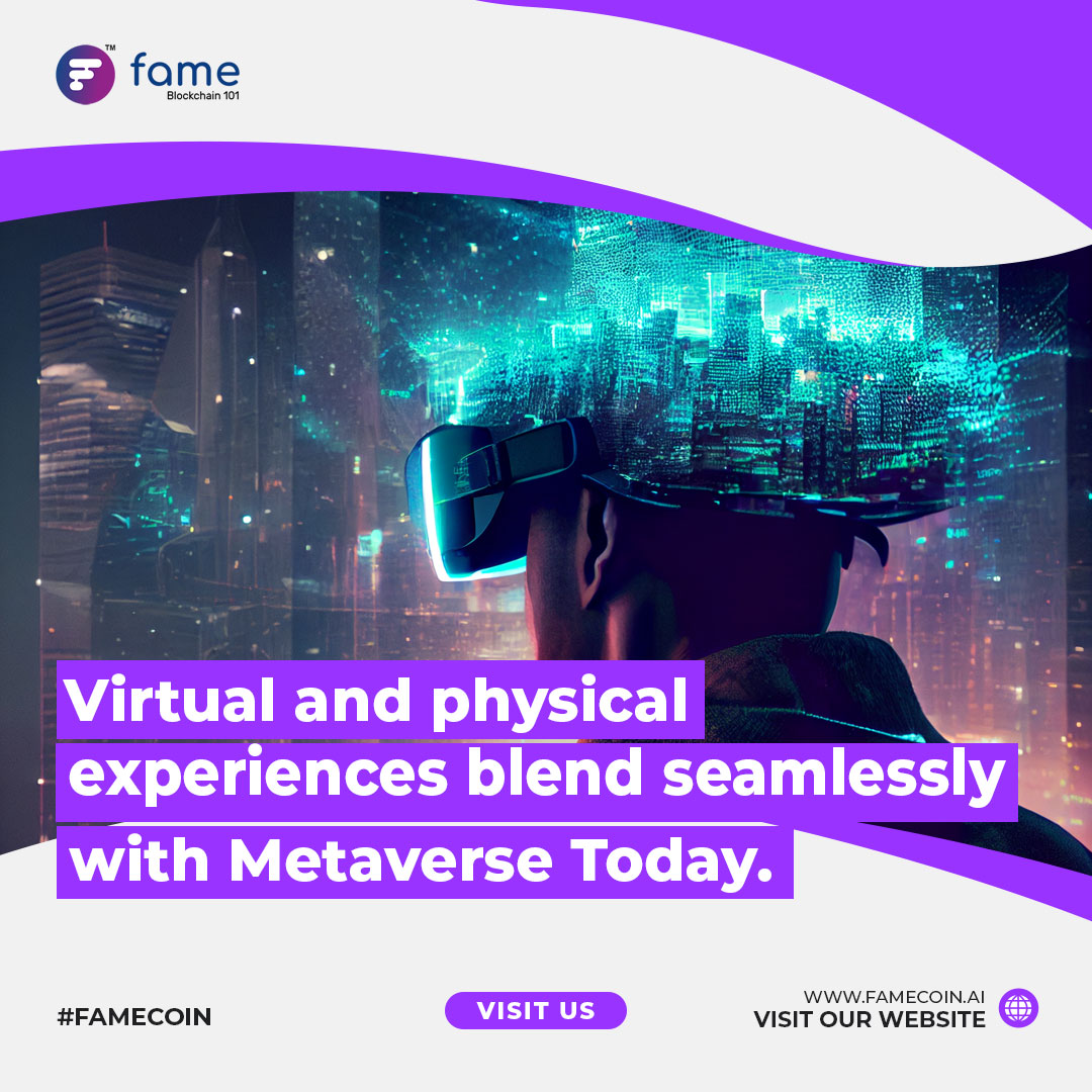 Virtual and physical experiences blend seamlessly with Metaverse Today.

#Metaverse presents a unique opportunity to reach and interact with your audience in a whole new way. Companies can create immersive #virtual events or offer different experiences.

Read More :