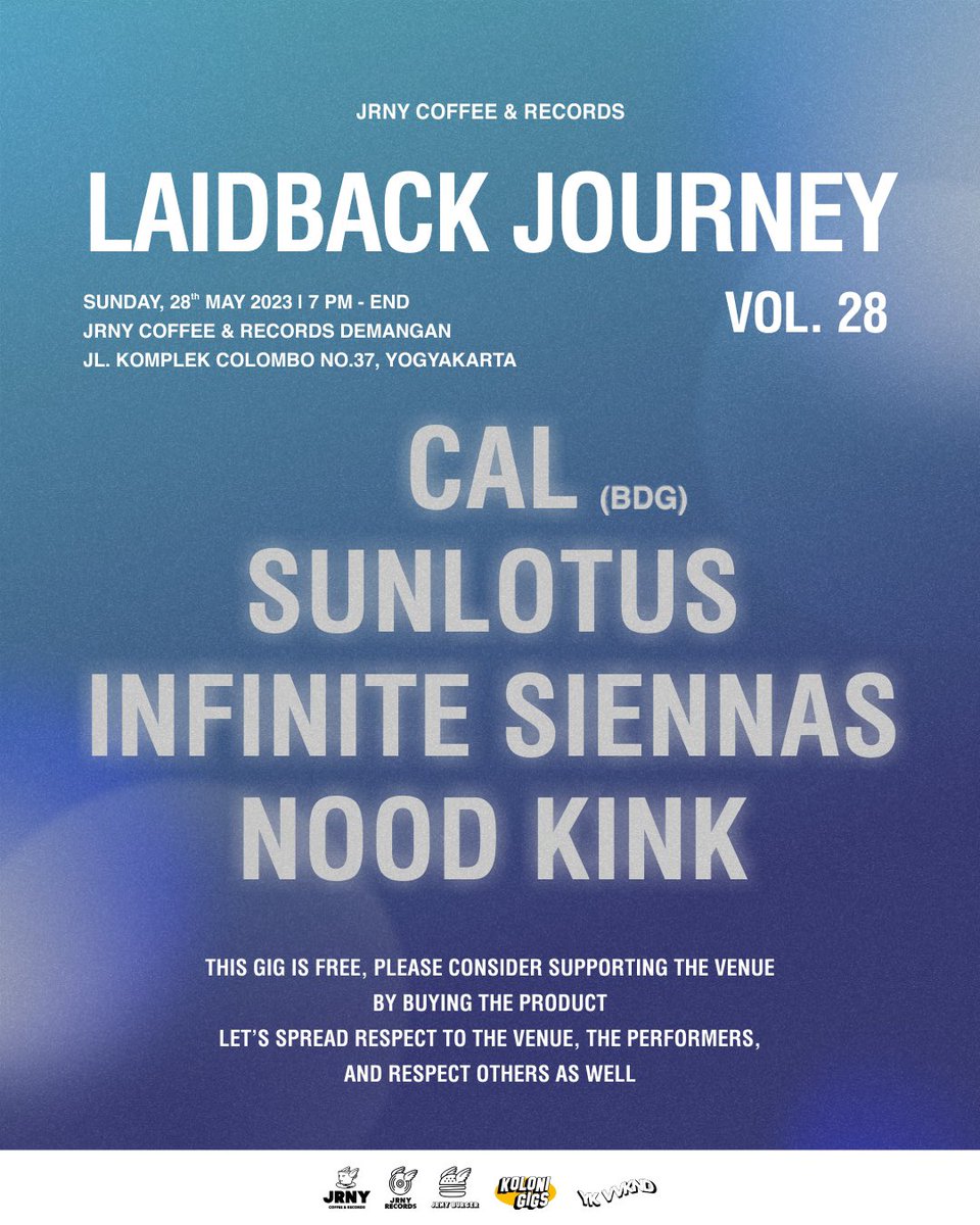 Sunlotus (@loudsunlotus) on Twitter photo Making some noises at Jrny Coffee this weekend in support for @Gilanghadee (Cal) Java Tour. Sharing stage with <a href="/InfiniteSiennas/">Infinite Siennas</a> and <a href="/noodkink/">SOMETHING GOOD</a>. Be there! Making some noises at Jrny Coffee this weekend in support for @Gilanghadee (Cal) Java Tour. Sharing stage with <a href="/InfiniteSiennas/">Infinite Siennas</a> and <a href="/noodkink/">SOMETHING GOOD</a>. Be there!