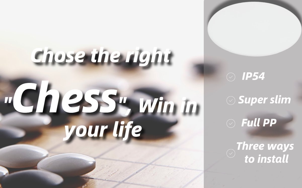 The key to winning a game is to choose a situable '#Chess'.
Inspired by the traditional Chess culture, the 'Chess' is in super #slim and #lightweight #design. With the flexible installation, the 'chess' will be the right option for you.
#light #ceilinglight #indoor #design