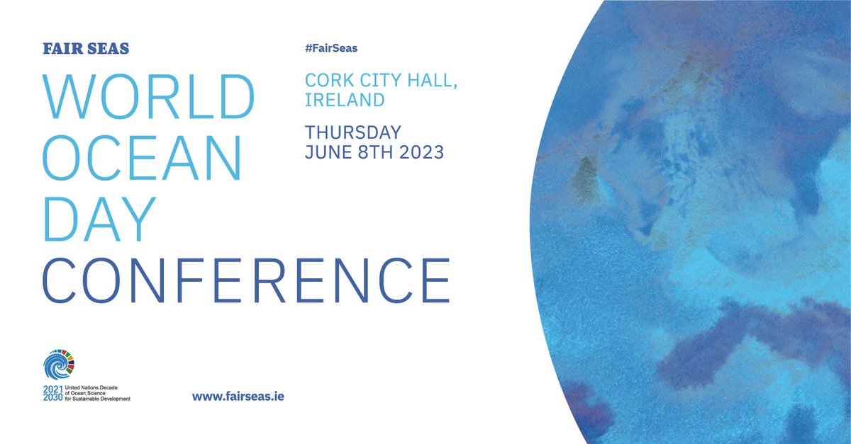 Last chance to book your space at the #WorldOceanDay Conference 🌊

This is an official @EU_MARE & @UNOceanDecade event that will bring world-leading experts, Irish stakeholders & Government to discuss the next steps for MPAs in Ireland 🇮🇪

Book fairseas.clr.events/event/133176:w…

#FairSeas