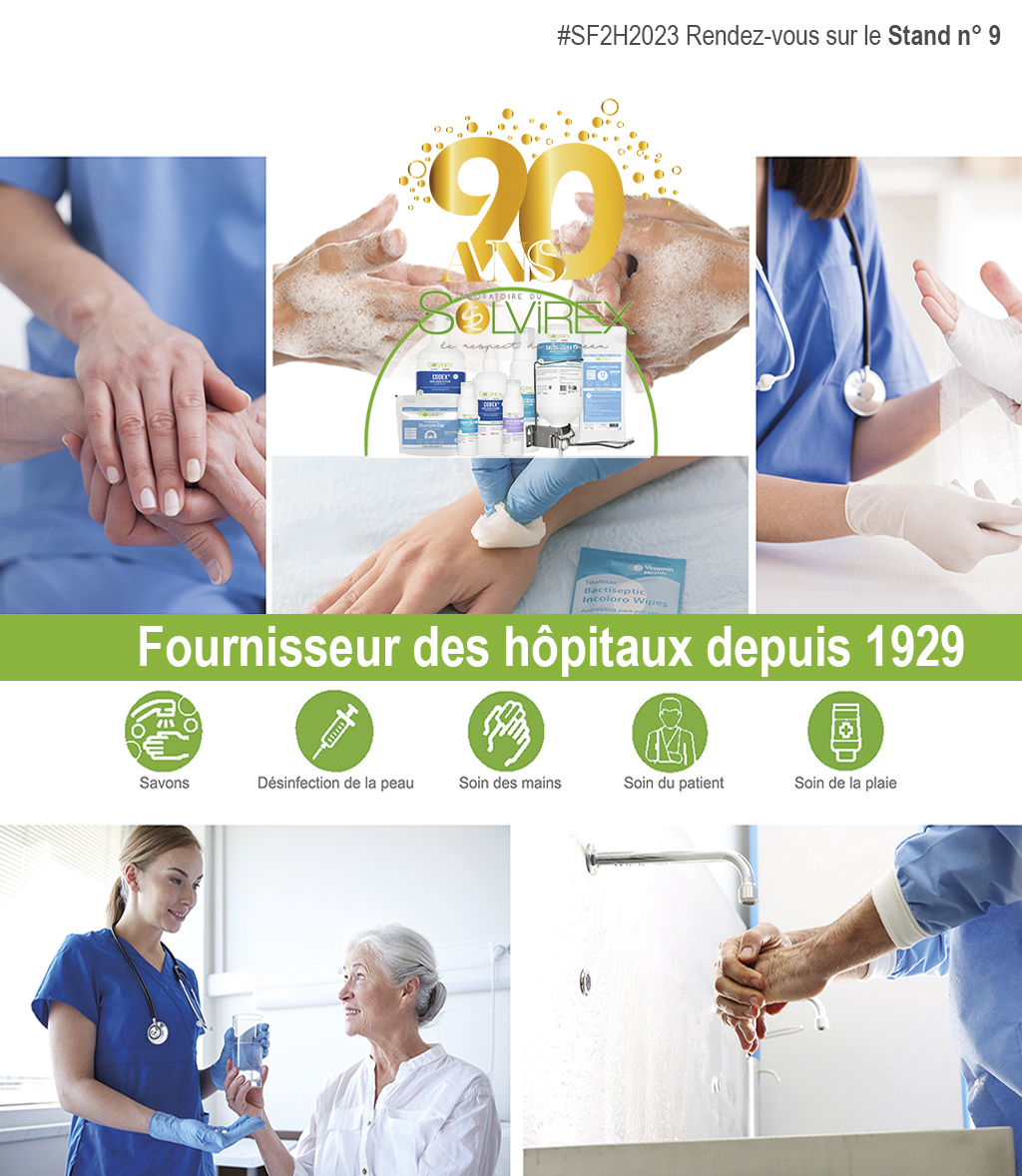 🎉 Le Laboratoire Solvirex fête ses 90 ans ! Nous vous invitons à célébrer cela avec nous lors de la prochaine édition de la SF2H à Lille.

📍Retrouvez-nous stand N0°9, Venez nombreux !

Retrouvez toutes les informations et l'actualité du Solvirex sur : lnkd.in/edyJ8yMx