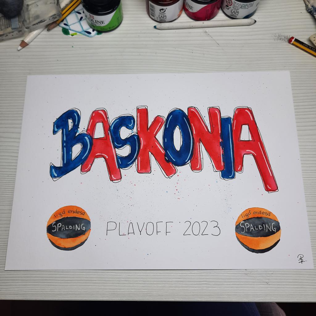 Ya nos hemos puesto en modo #PlayoffLigaEndesa . Yo ya me he preparado mis dibujitos para los chicos. Os agradecería darles un poquito de amor y a ver si les llegan a ellos. Cómo podría hacéroslo llegar @Baskonia ?
#GoazenBaskonia @ACBCOM