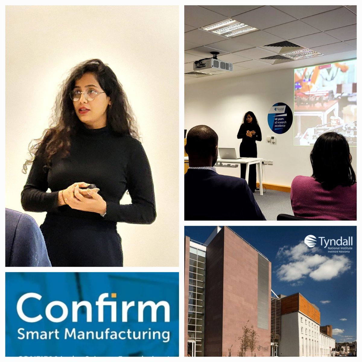 CONFIRM SMART 4.0 Fellow @rupalsriv represented CONFIRM yesterday at the @TyndallInstitut 'Explorer' deep-tech pre-accelerator programme, aimed at empowering entrepreneurs with deep tech ideas, on to a pathway to commercialisation.