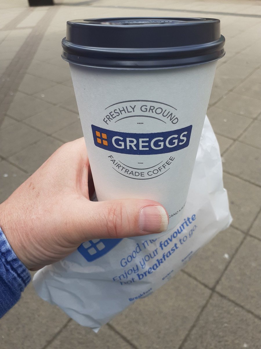 Keef_B_1's tweet photo. Just managed to grab a #Greggs #breakfast before they yelled TIME!
#breakfastclub #breakfastgoals #breakfastserved #food #foodforthought #thursdaymorning #thursdayvibes #BeKind #KeepGoing #keepthefaith #love
@GreggsOfficial
๐โคโ https://t.co/yXXoyVX9ua