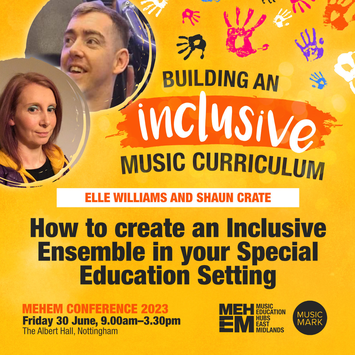 NMPATrust's tweet photo. Elle Williams and Shaun Crate share their experience combining digital and traditional instruments in a special educational school - come and find our how to create an Inclusive Ensemble in your school! Book your place at https://t.co/xOUWPx9NBN https://t.co/z1WwZcqZJC