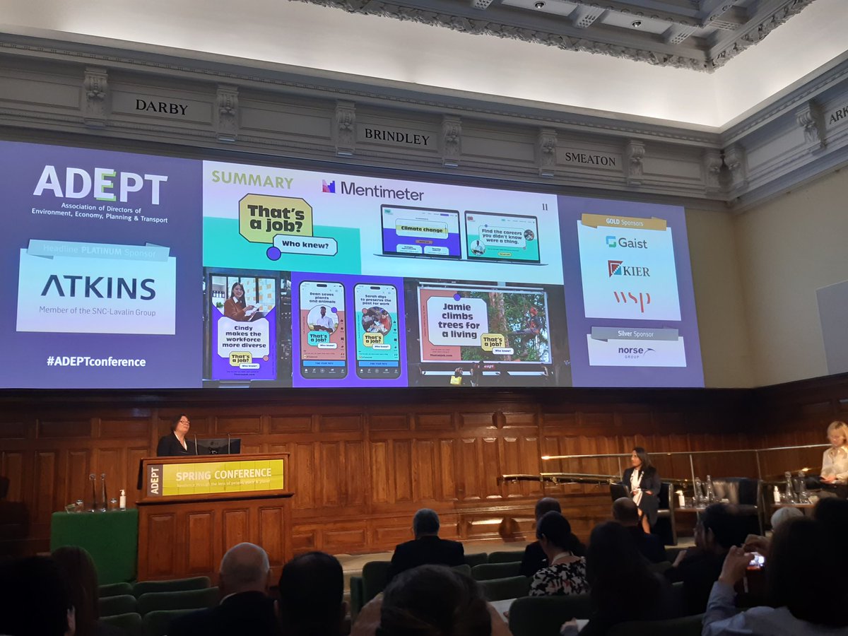 RossCook_HC's tweet photo. Fascinating opening discussion at #ADEPTconference Are we really tuned in to young people and how to recruit into #localgovernment Do we encourage applications via video rather than long forms? Do we make it simple to see the career path open to them? https://t.co/1OLpNOkKFe