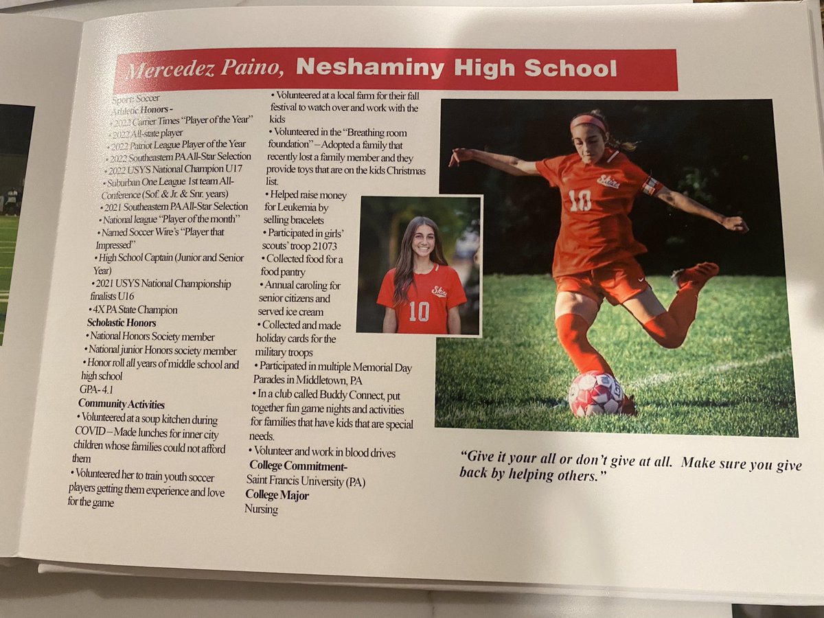 So honored to receive The “Dick Dougherty Scholar Athlete” award last night!  Thank you <a href="/Kiwanis/">Kiwanis</a> for pulling this great event together!