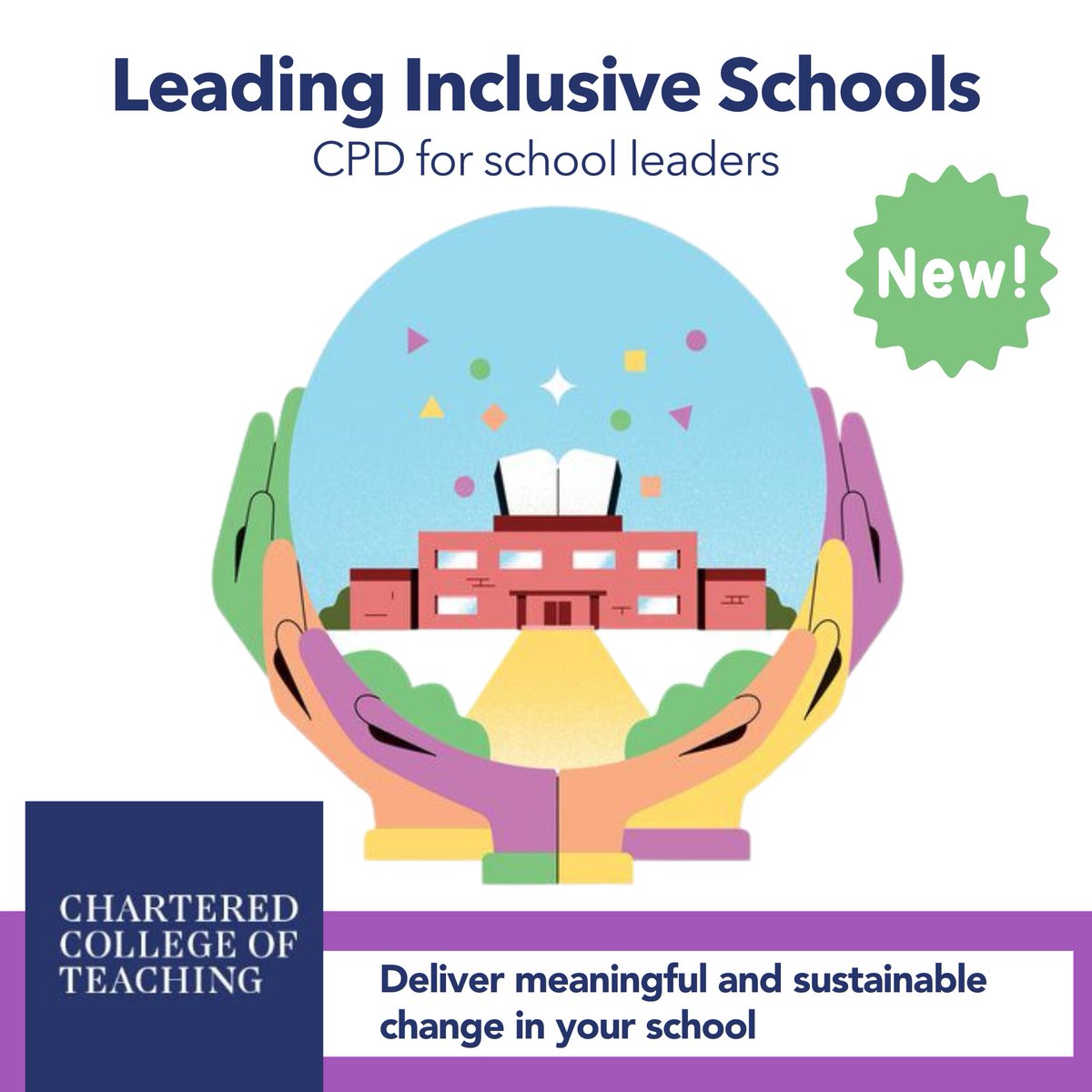 Do you want to deliver meaningful and sustainable change in your school?

Today @CharteredColl launches new CPD to equip school leaders with the knowledge, skills and confidence to enact inclusive leadership:

my.chartered.college/courses/leadin…

#SchoolLeader #InclusiveSchools #DEI #LIS