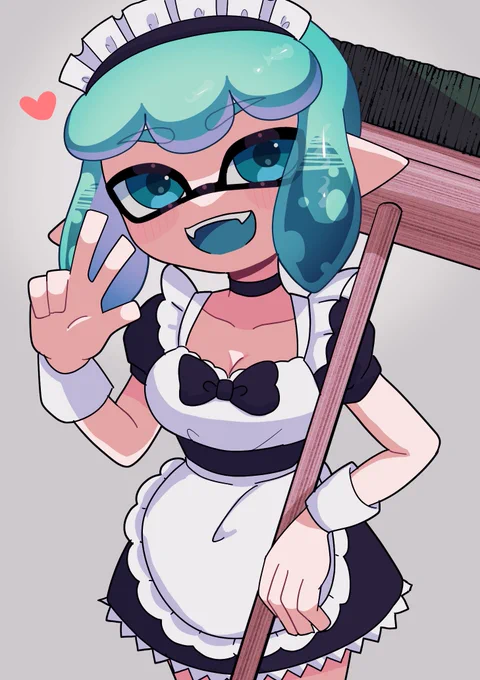 #1日でフォロワー何人増えるかチャレンジ イカタコメイドでチャレンジします…………!