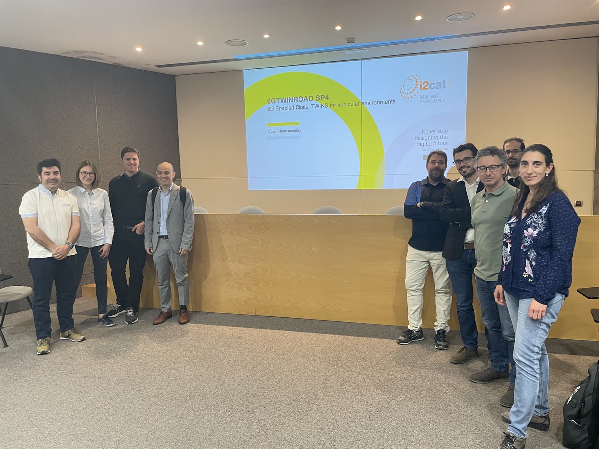 i2CAT's tweet photo. 🛣️ These days #i2CAT is hosting the #KoF of the #UNICO6G project #6GTWINROAD! Yesterday was the turn of the #SP4, in which #ACISA, @aimsun and #Autopistas @Abertis participated. Today, we continue with the #SP1 and #SP2 Consortium Meeting 💡https://t.co/ZLnUIhG5ap
@_minecogob https://t.co/Qg6CWm4gFW