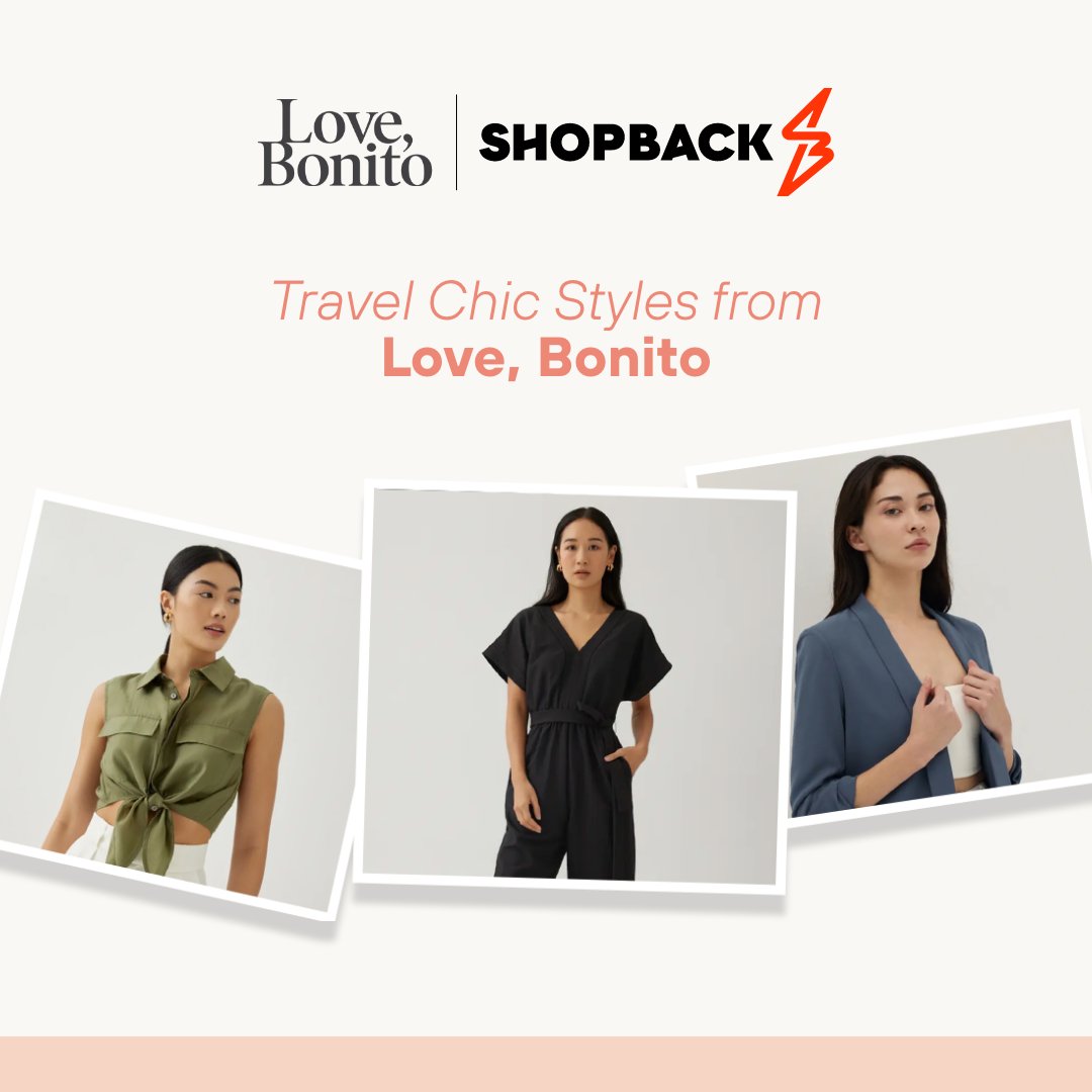 shopbackph's tweet photo. Planning your next travel OOTD? Here are some finds from Love, Bonito! π
#ShopBackForTheWins #LoveBonito https://t.co/3ihyrBYgBo