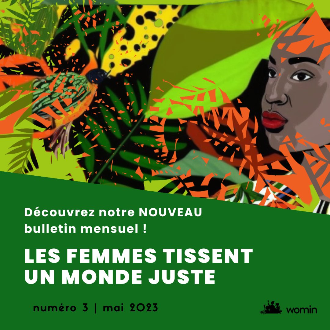 WoMin_Africa's tweet photo. 📢 En ce #AfricaDay 🌍, lisez notre dernier numéro de Women Weaving a Just World ! Avec des voix et des luttes pour la justice de toute l'Afrique et du monde entier ✊🏿 !

🗞🗞 Ici : https://t.co/K2d6bDLjpN https://t.co/3LcIL1nrZ9
